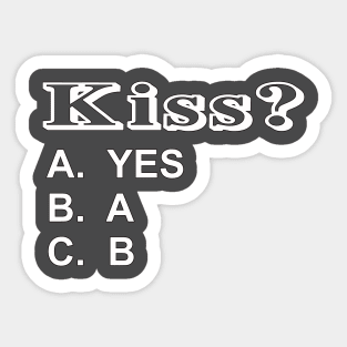 Kiss Sticker